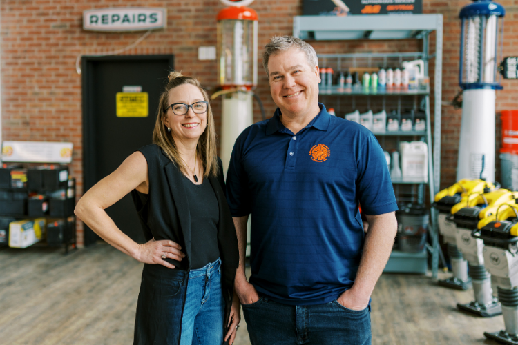 Mike Buday and Jeannine Clark